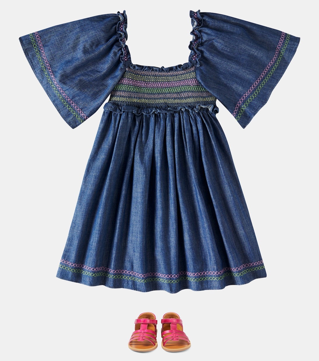 Robe Tallow en jean | Zimmermann Kids