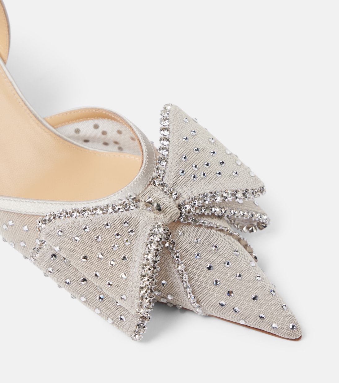 Slingback-Pumps Le Cadeau 85 mit Kristallen | Mach & Mach