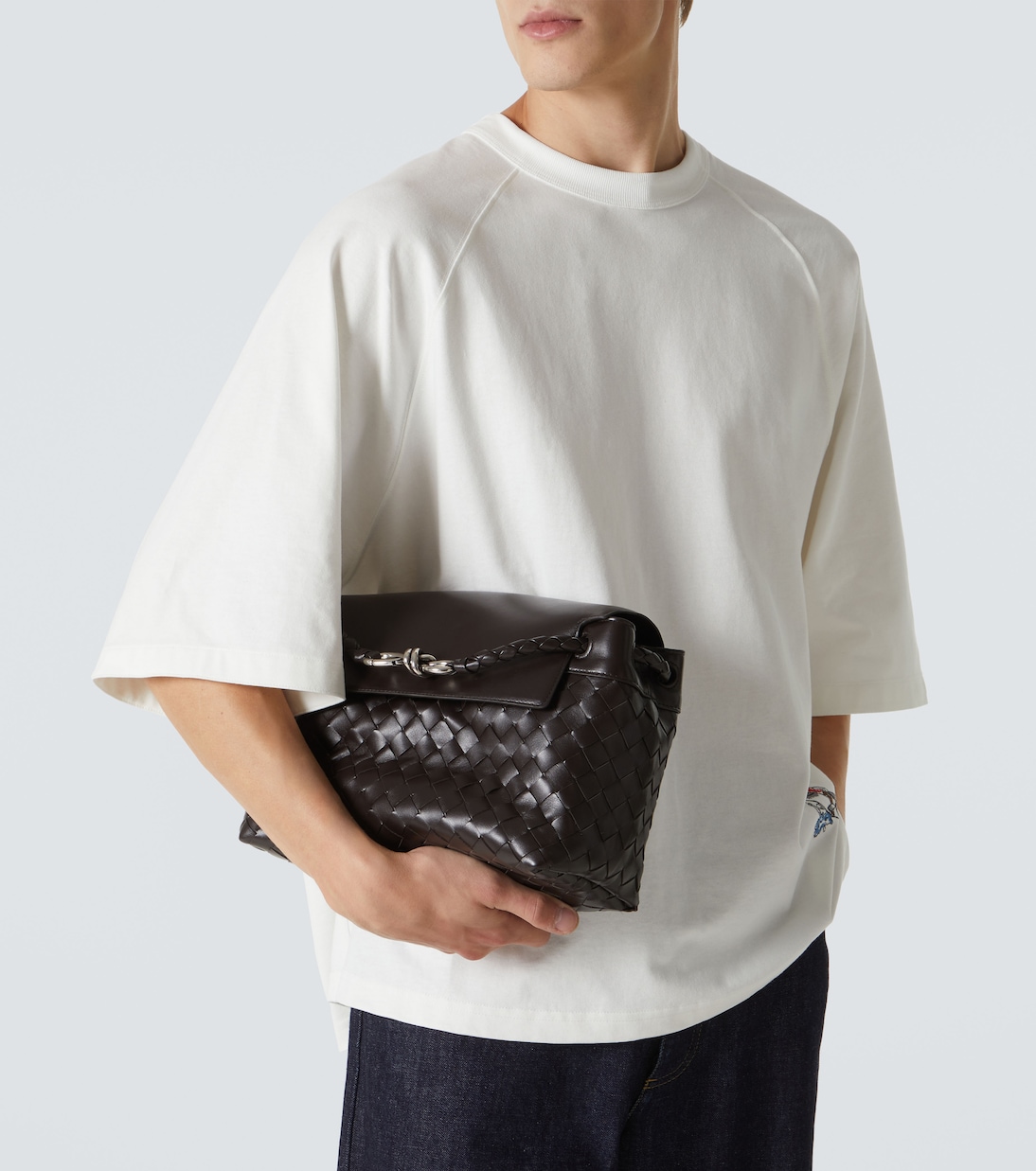 Sac à bandoulière Andiamo Knot Small en cuir | Bottega Veneta