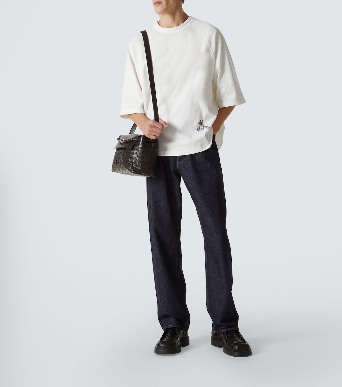 Sac à bandoulière Andiamo Knot Small en cuir | Bottega Veneta