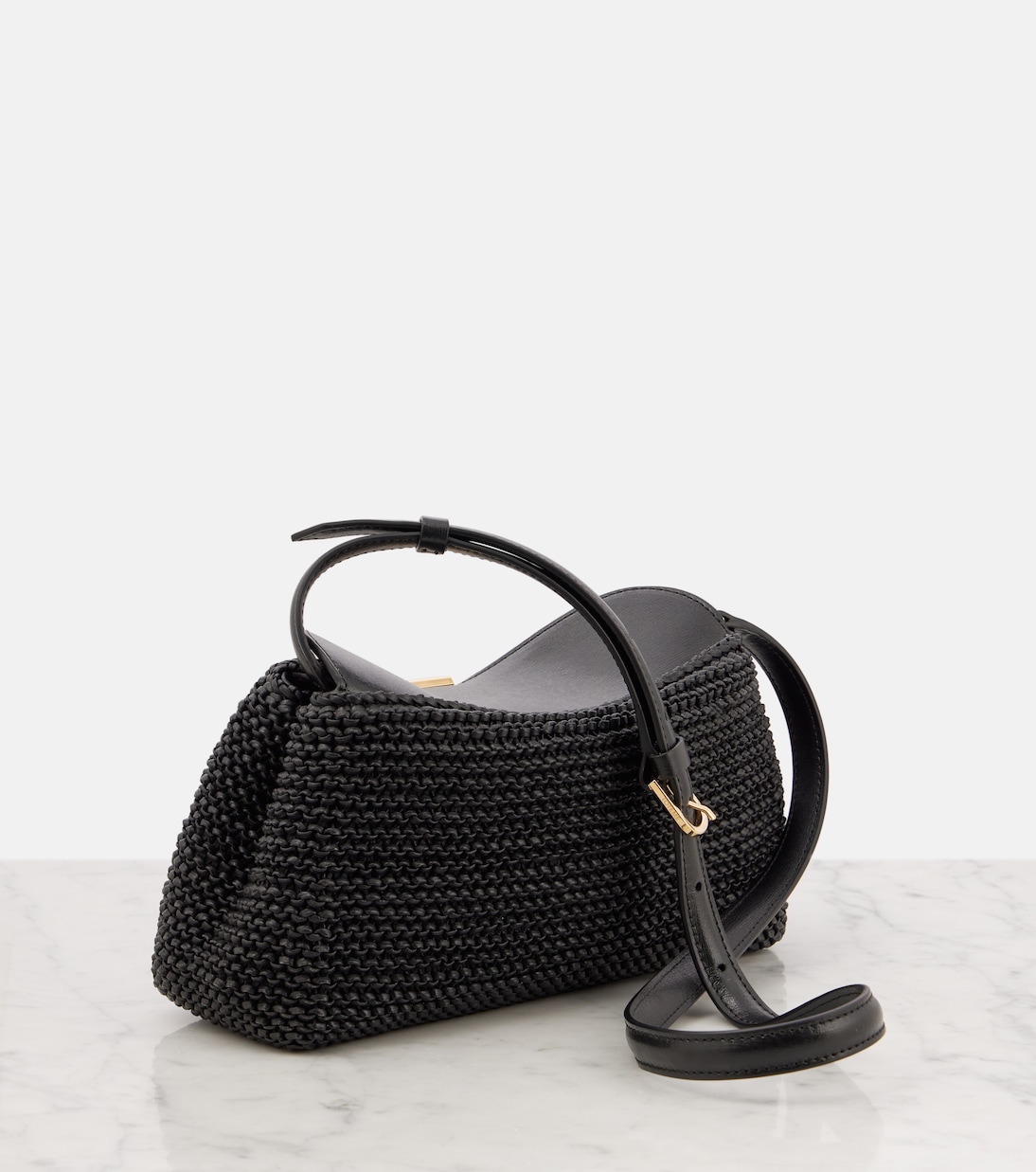 Clutch T-Lock in pelle | Toteme