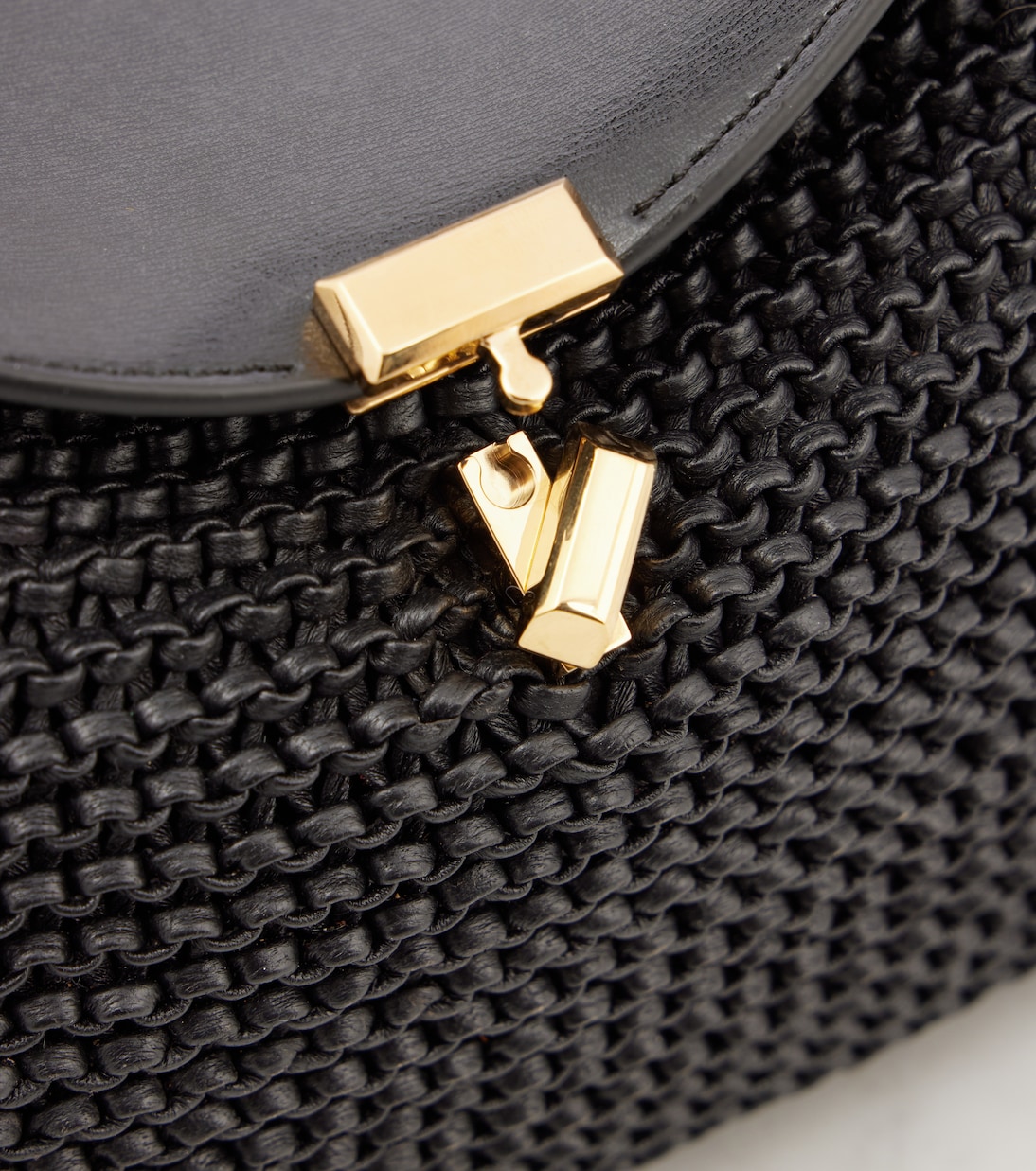 Clutch T-Lock in pelle | Toteme