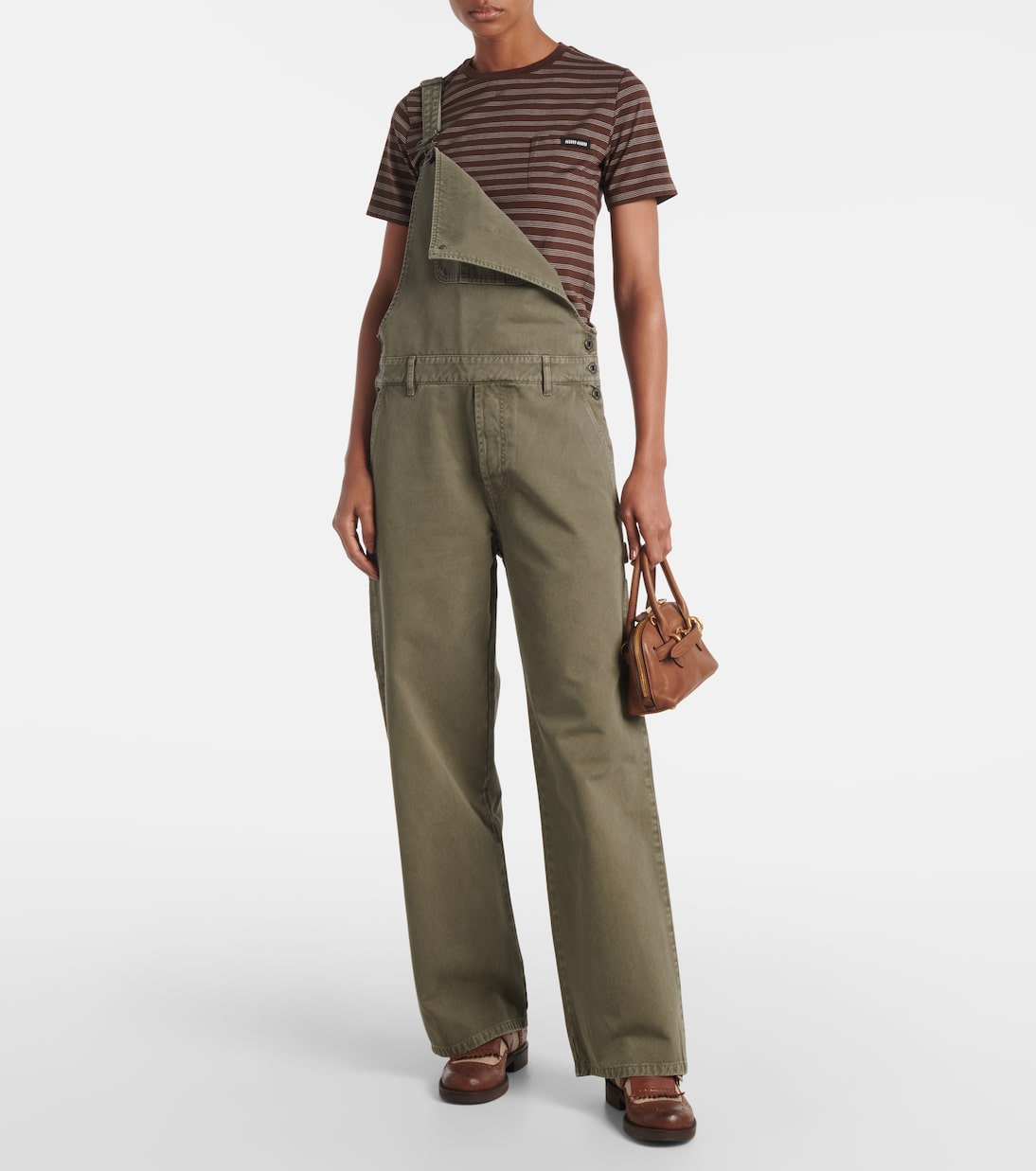 T-shirt in cotone | Miu Miu