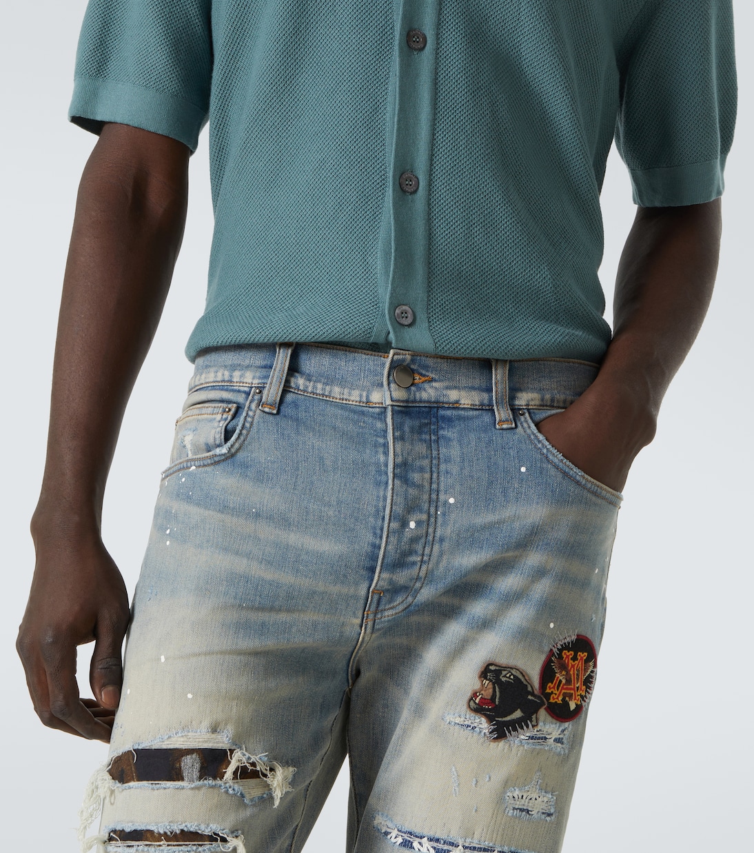 Slim Jeans Vintage Patch | Amiri