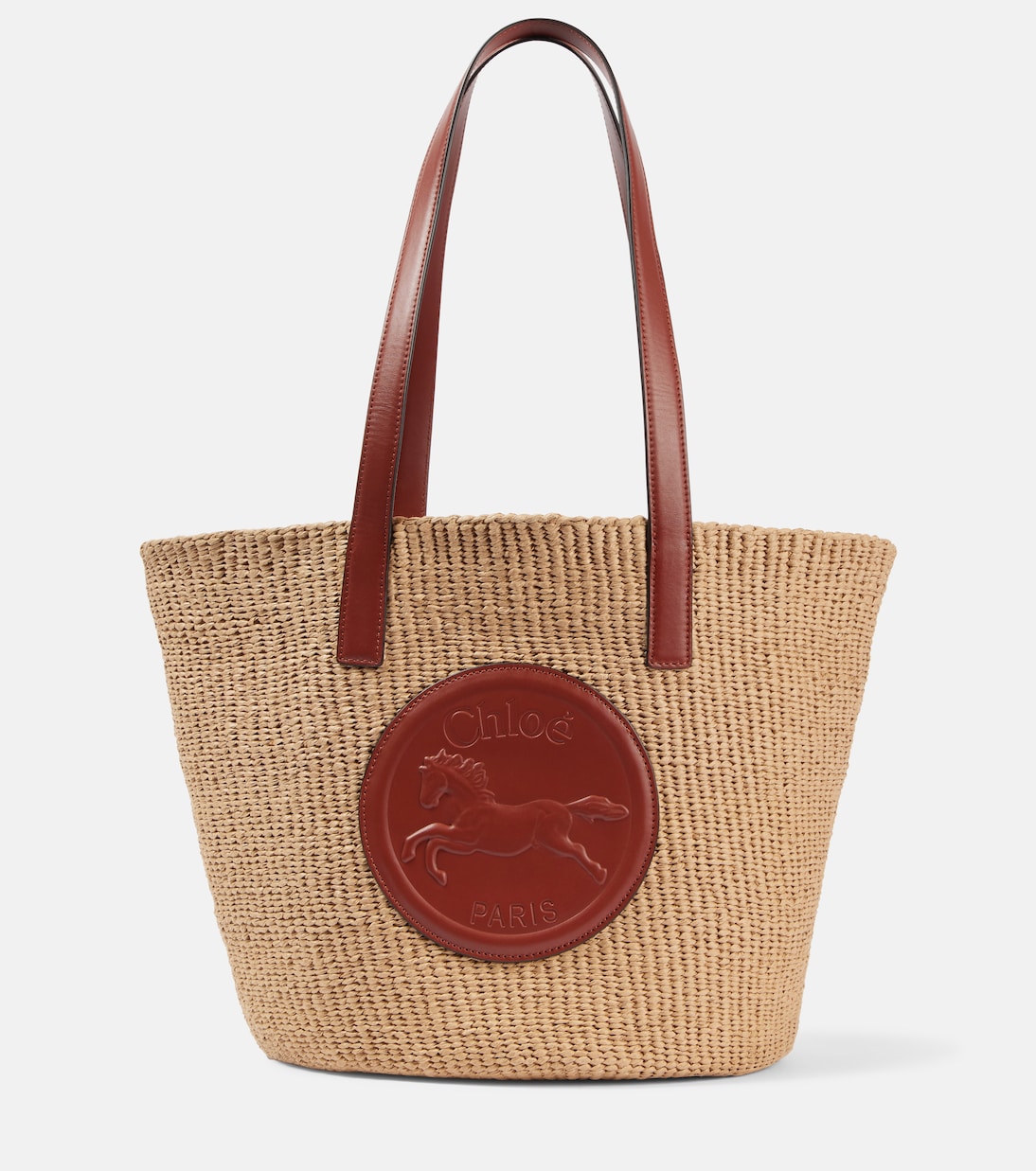 Horse Medal Large basket bag | Chloé