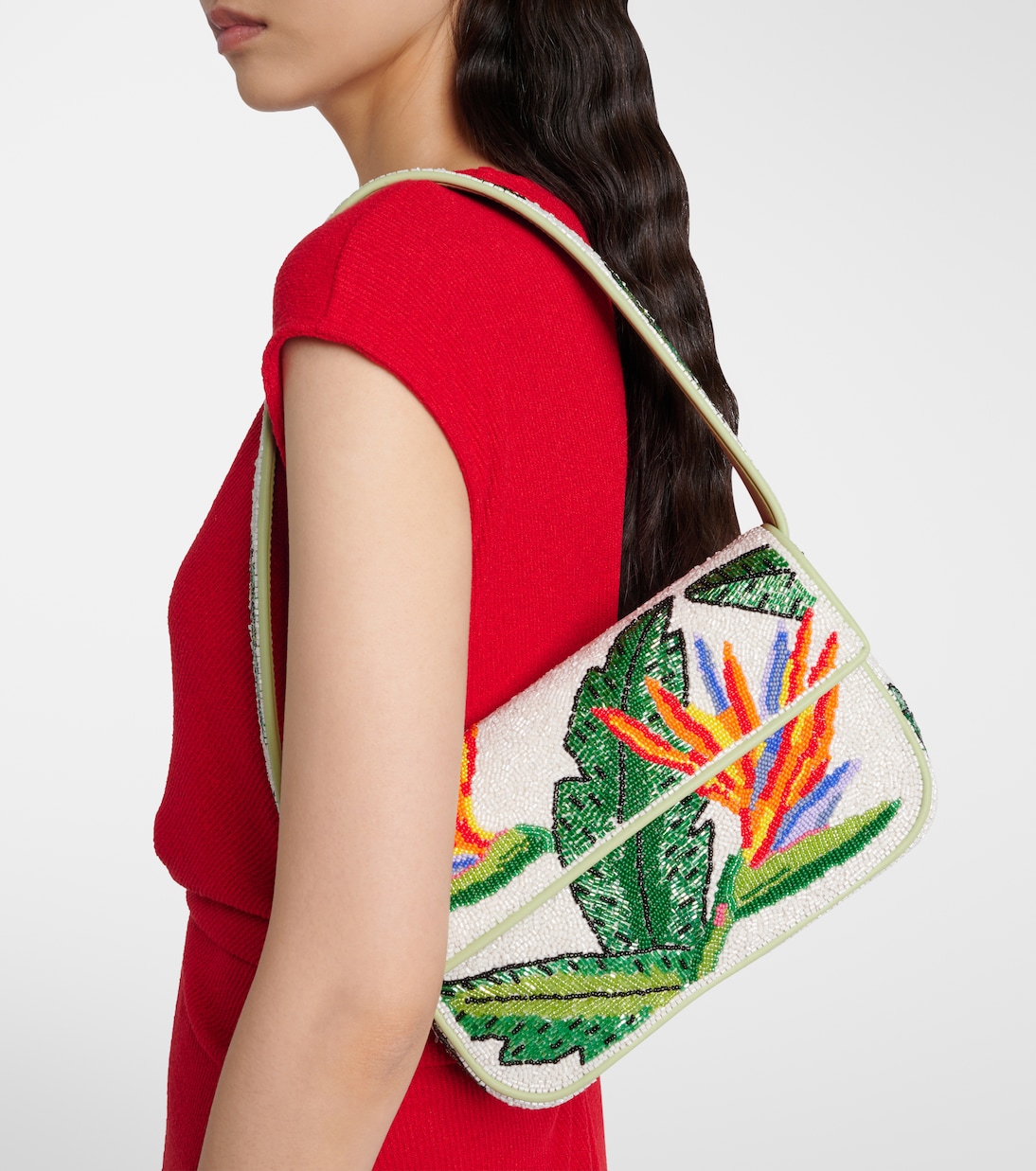 Borsa a spalla Tommy con perline | Staud