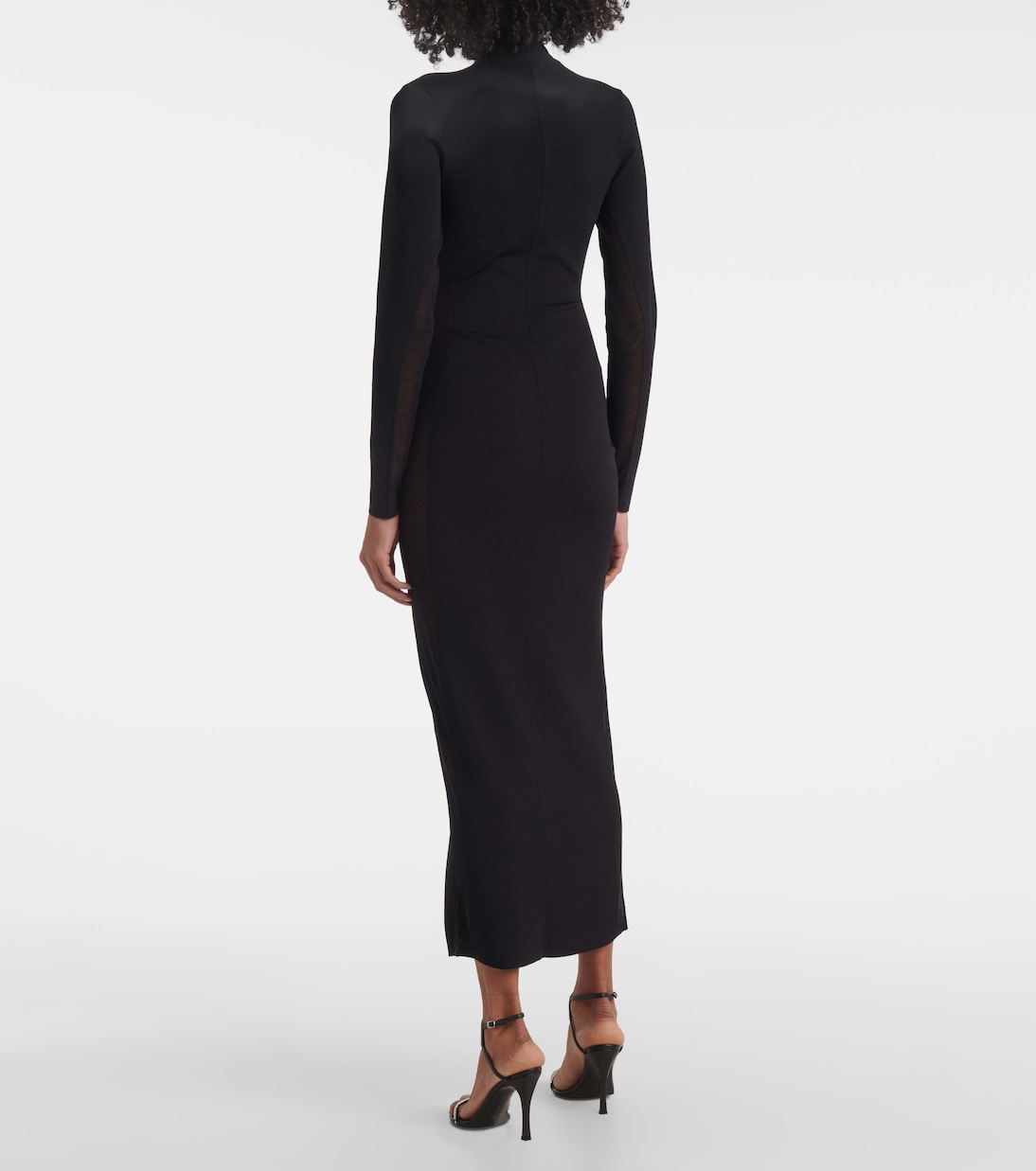 Abito lungo Miracle in maglia e mesh | Stella McCartney