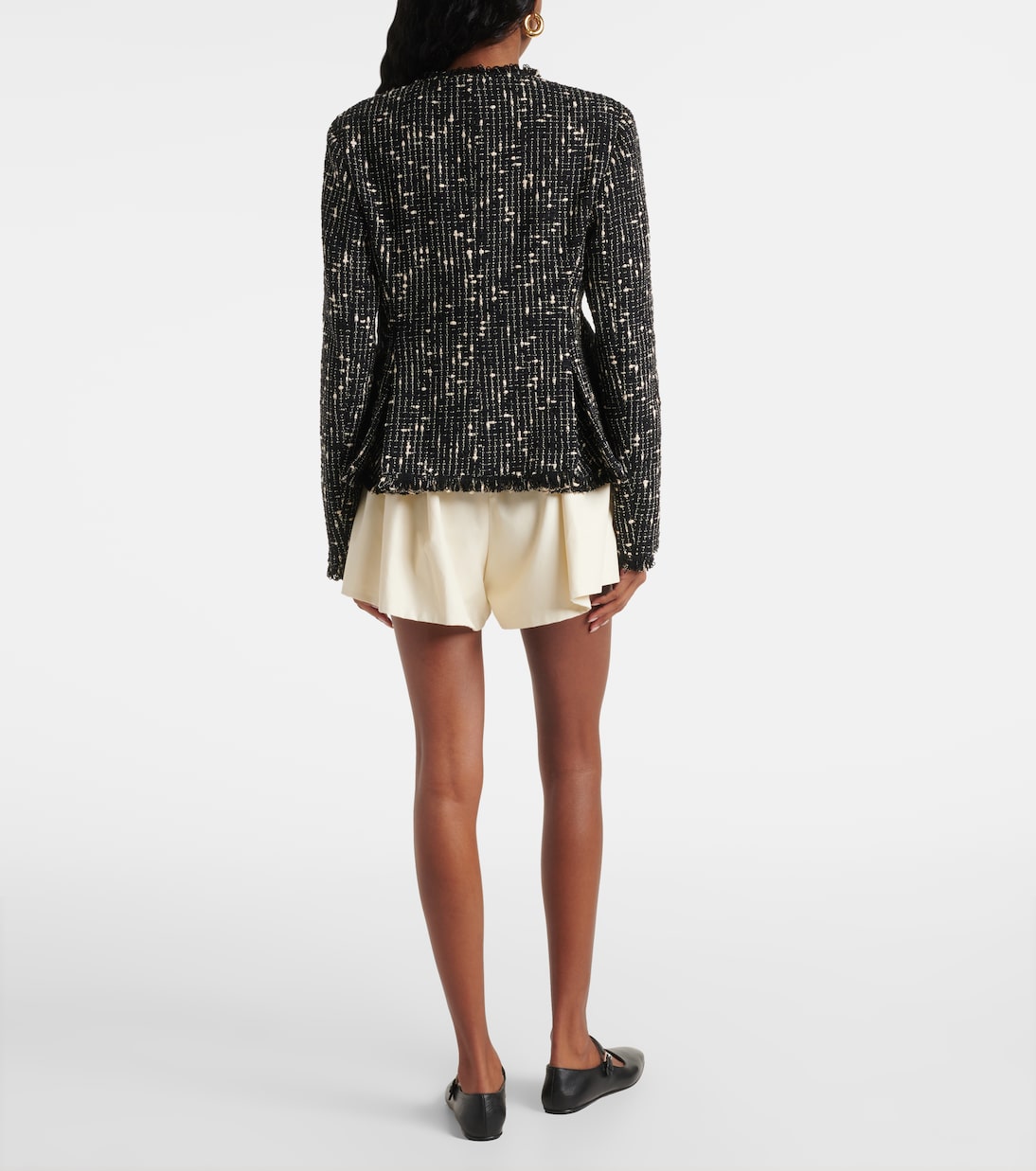 Giacca Verneuil in tweed con peplum | Moncler