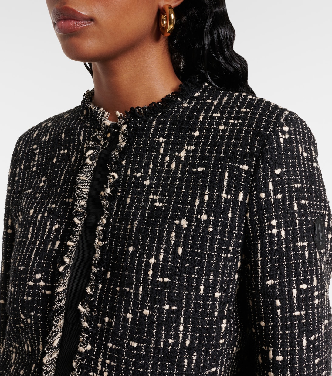 Giacca Verneuil in tweed con peplum | Moncler