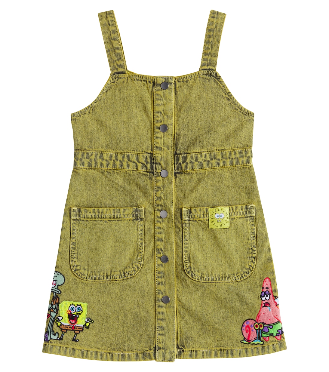 X SpongeBob Kleid aus Denim | Stella McCartney Kids