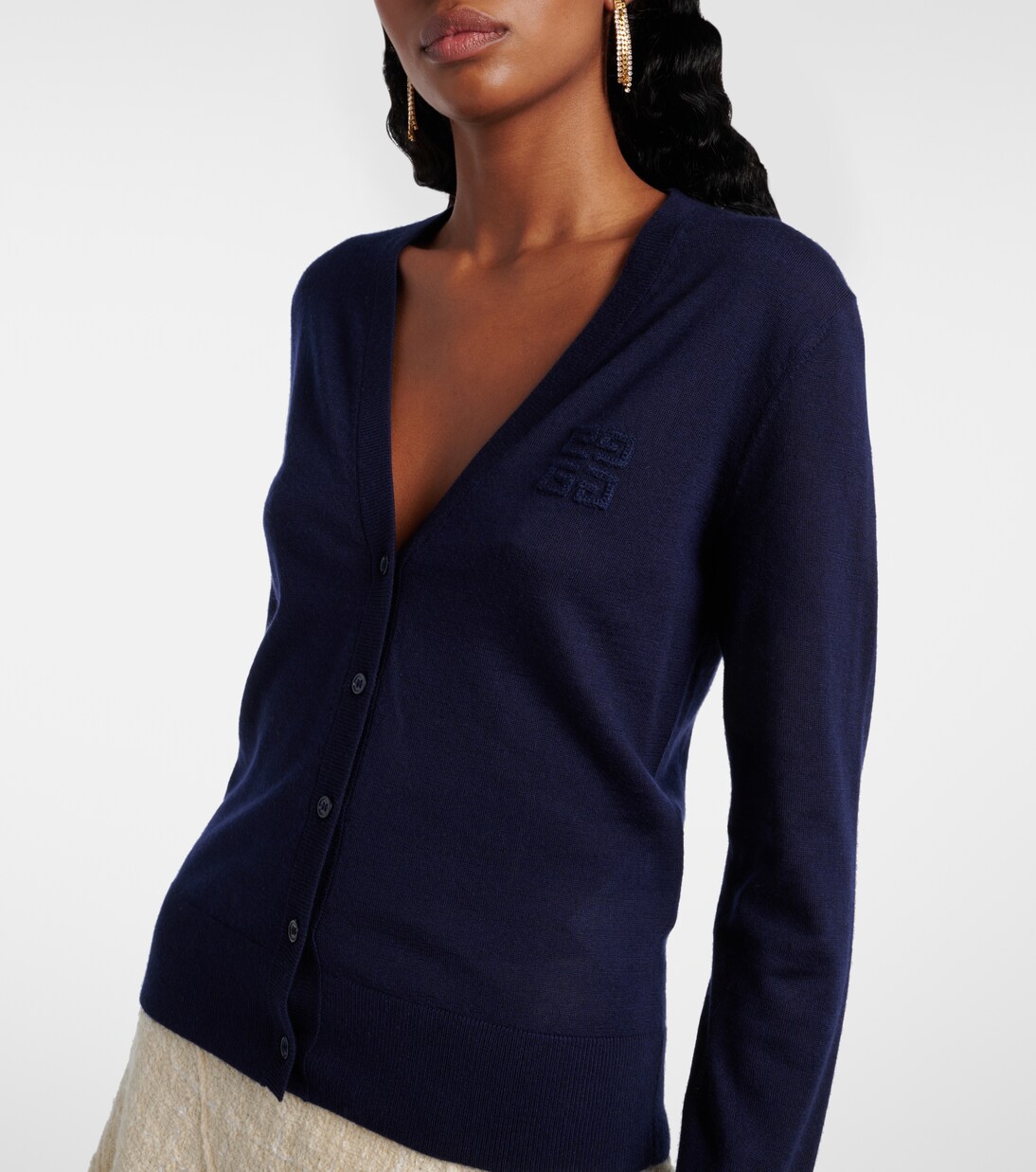 Cardigan 4G en cachemire et soie | Givenchy