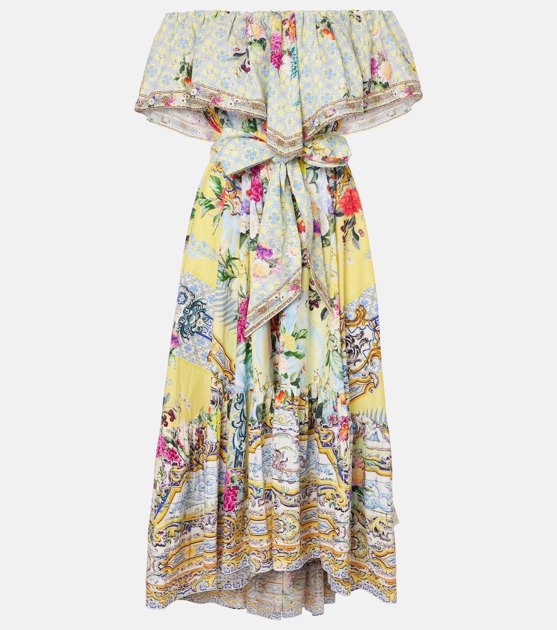 Abito midi Flor Fantástica in cotone | Camilla