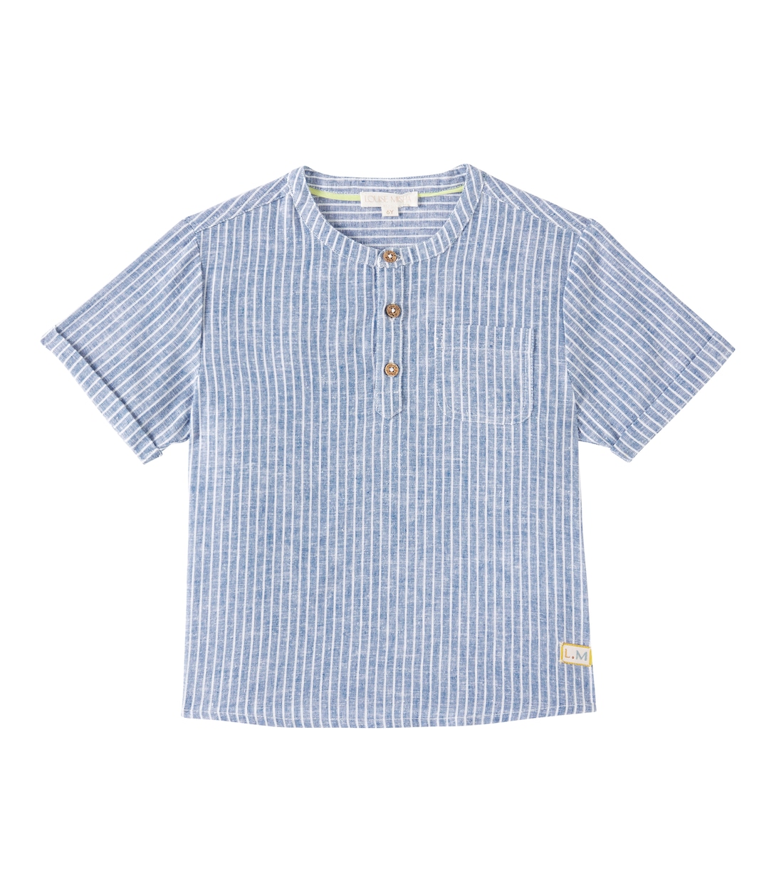 Chemise Arun rayée en lin et coton | Louise Misha