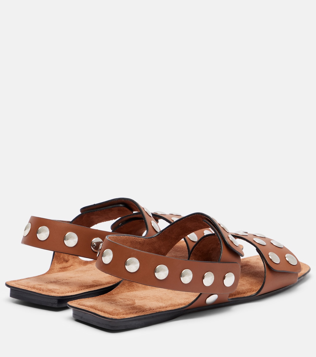 Verzierte Sandalen Boden aus Leder | Khaite