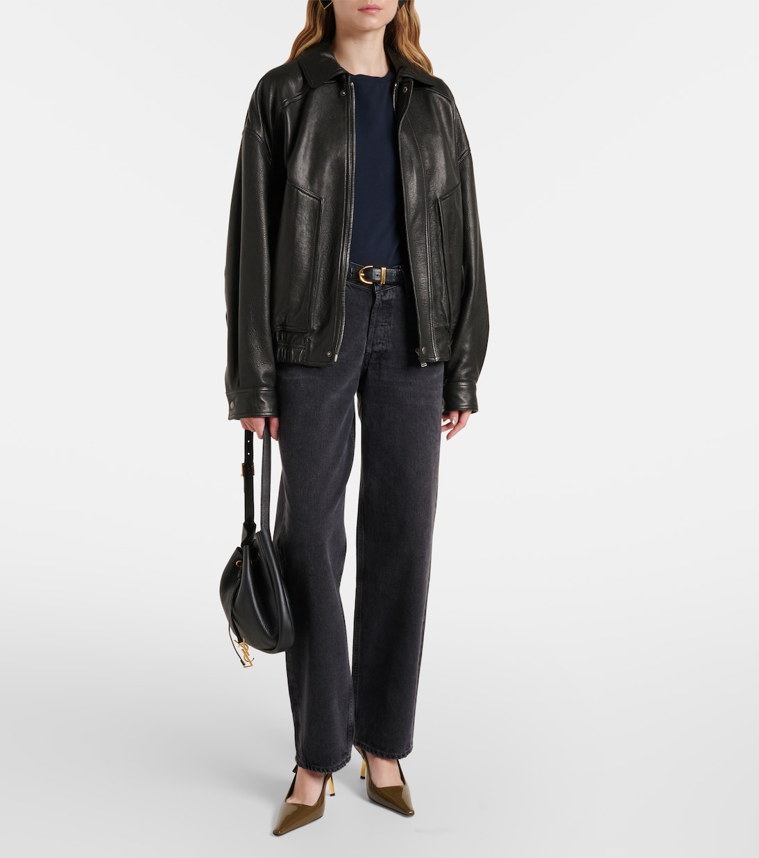Jeans V-Waist Baggy a gamba larga e vita alta | Agolde