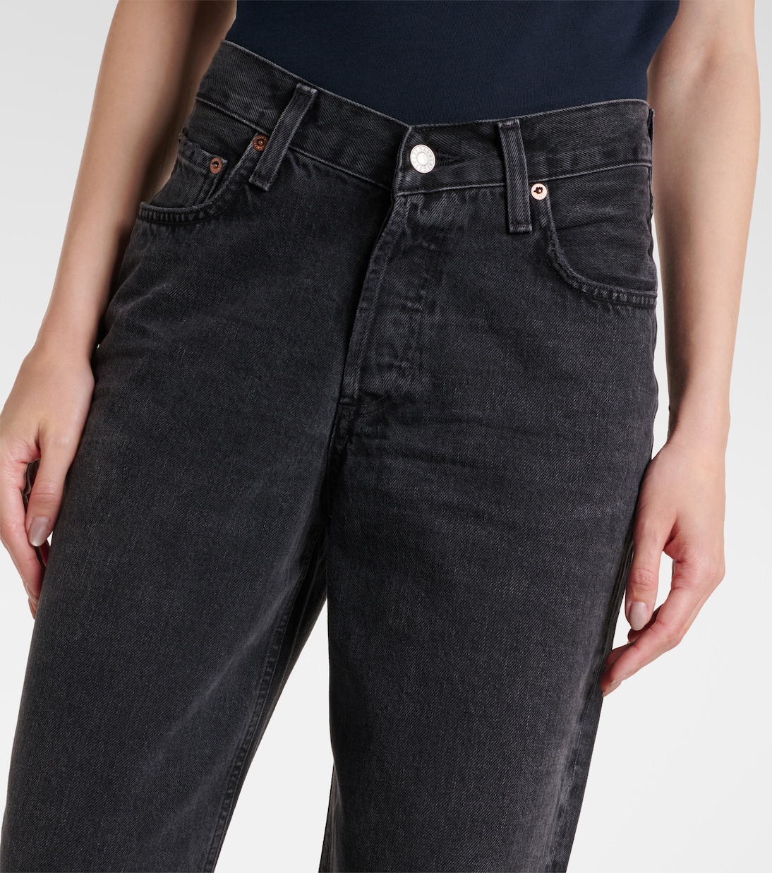 Jeans V-Waist Baggy a gamba larga e vita alta | Agolde