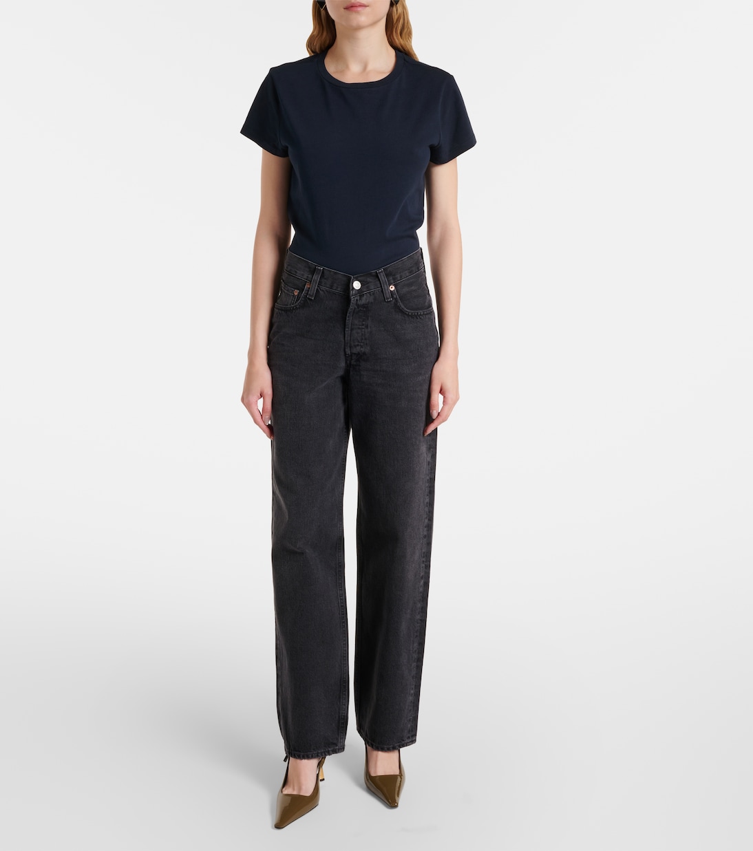 Jeans V-Waist Baggy a gamba larga e vita alta | Agolde