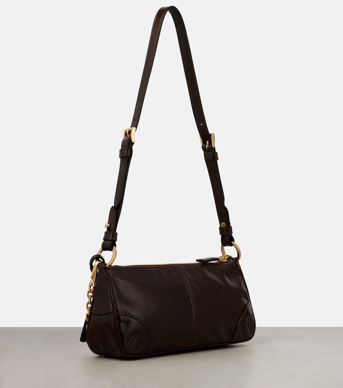 Bucket leather crossbody bag | Prada