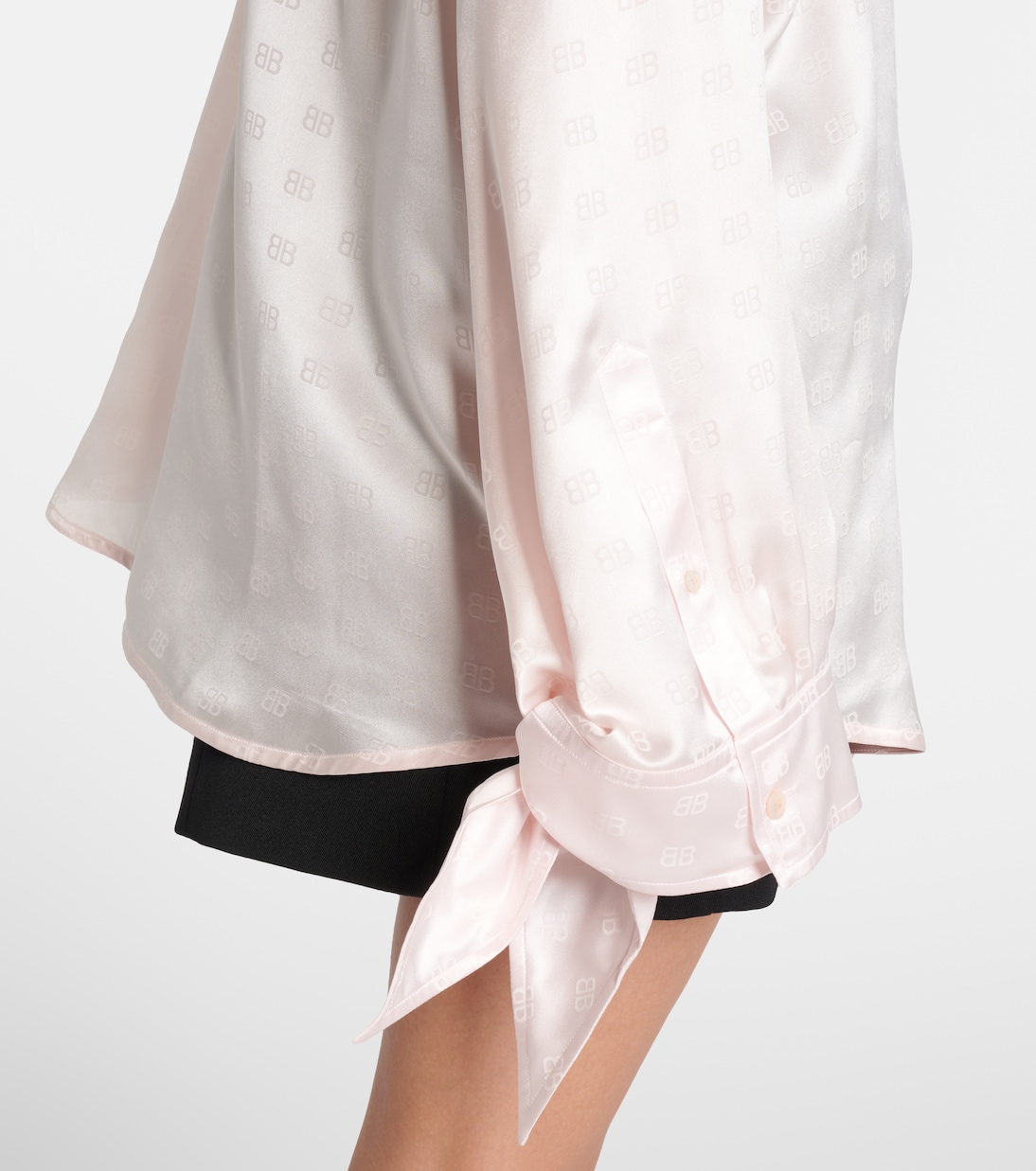 Camicia in raso di seta | Balenciaga