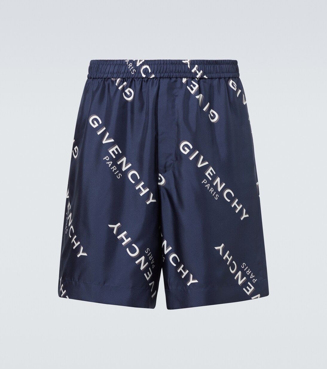 Givenchy Shadow silk Bermuda shorts | Givenchy
