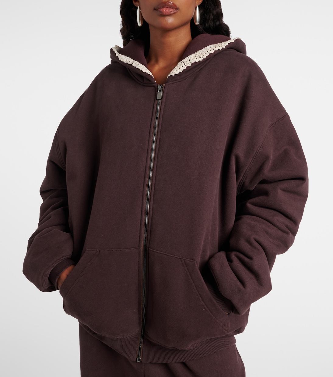 Sweat-shirt à capuche en coton | Magda Butrym