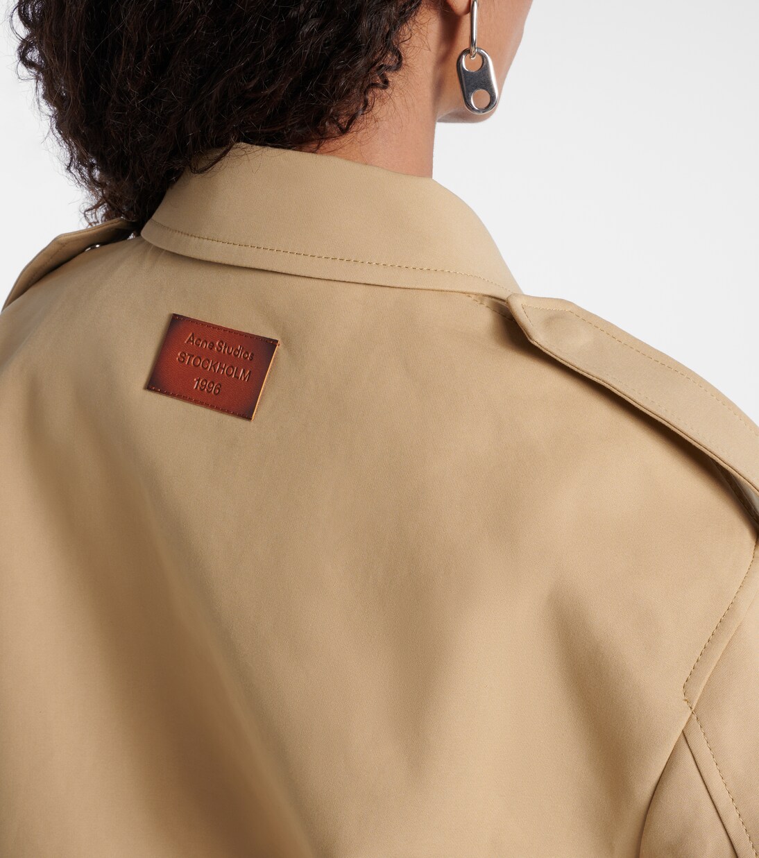Chaqueta de satén de algodón | Acne Studios