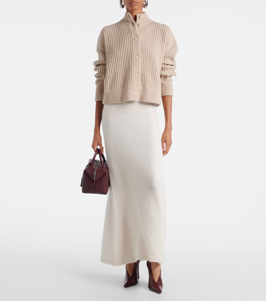 Jupe longue Dorina en cachemire mélangé | Max Mara