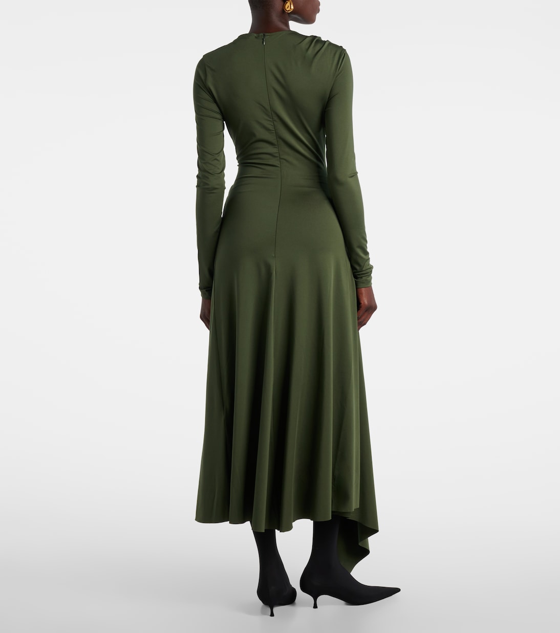Asymmetric midi dress | Victoria Beckham