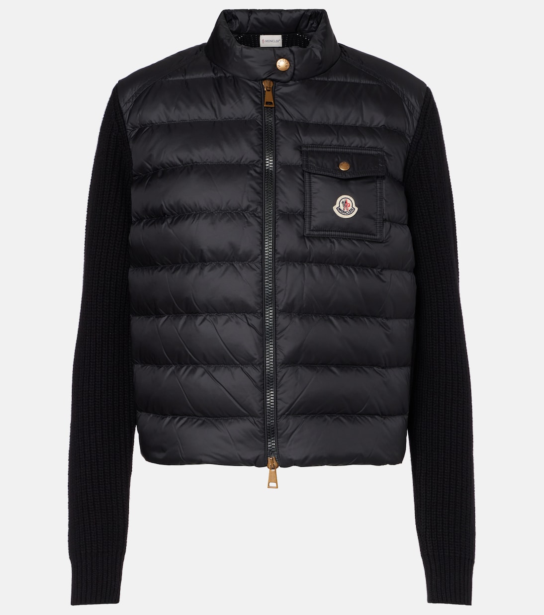 다운 패널 울 캐시미어 카디건 | Moncler