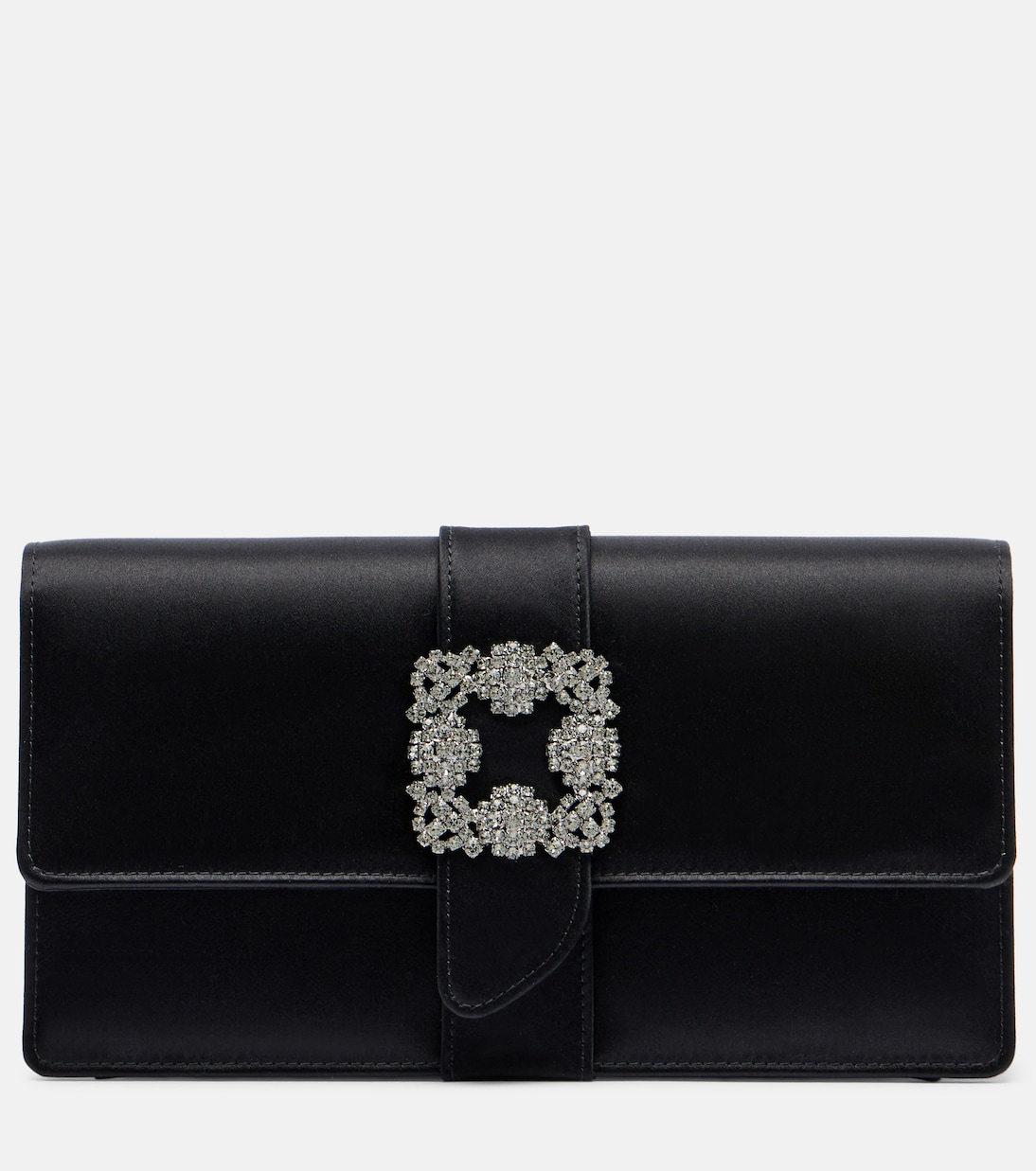Capri embellished satin clutch | Manolo Blahnik