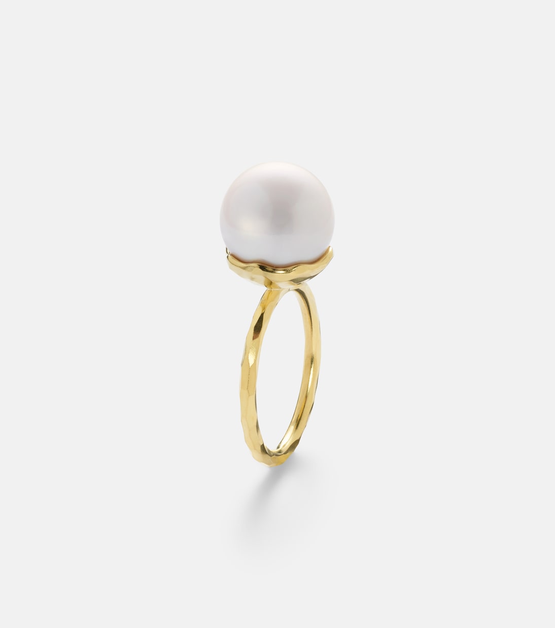 Ring Orb aus 18kt Gelbgold mit Süßwasserperle | Octavia Elizabeth