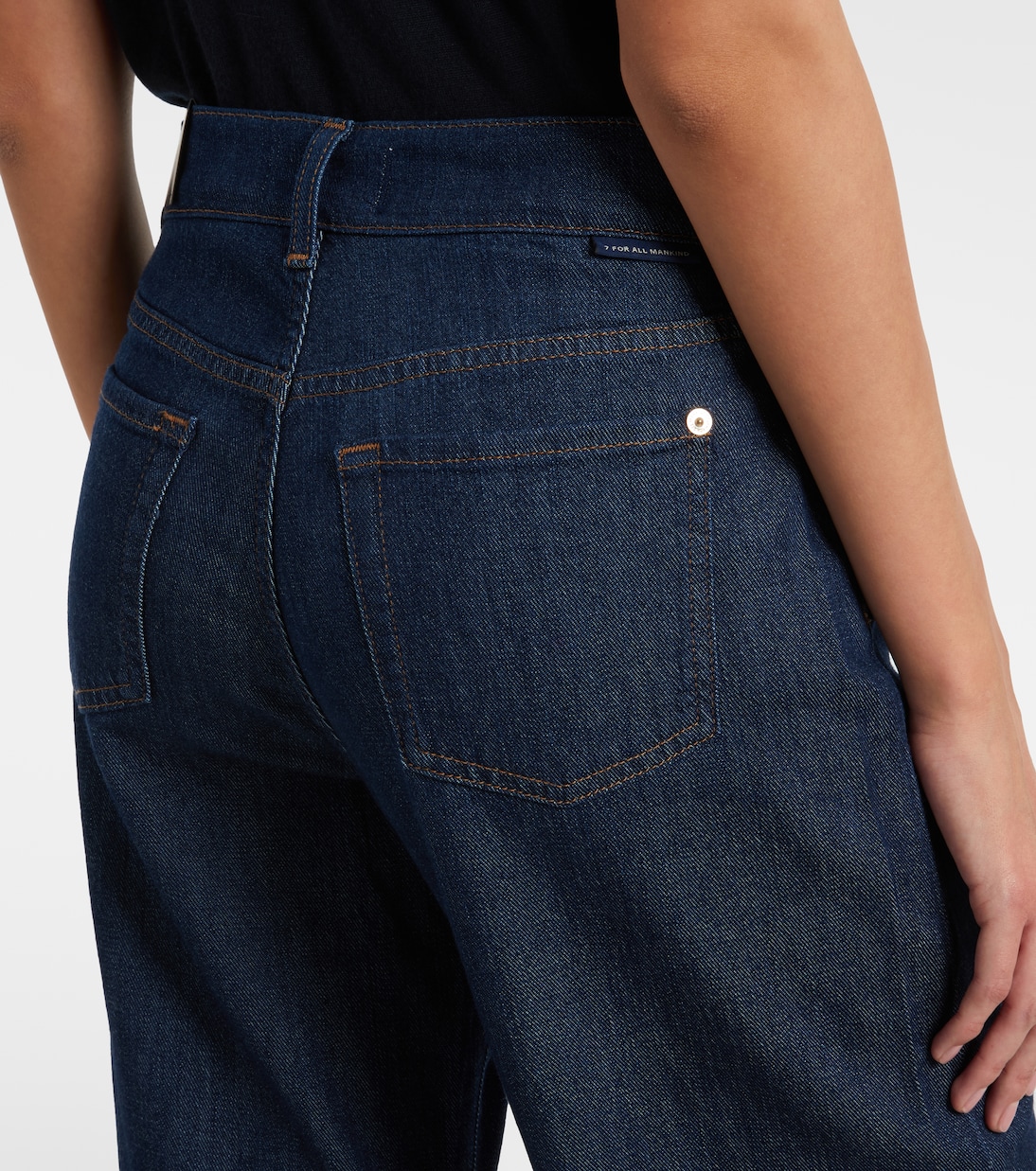 Mid-Rise Wide-Leg Jeans Lotta Tailorless | 7 For All Mankind