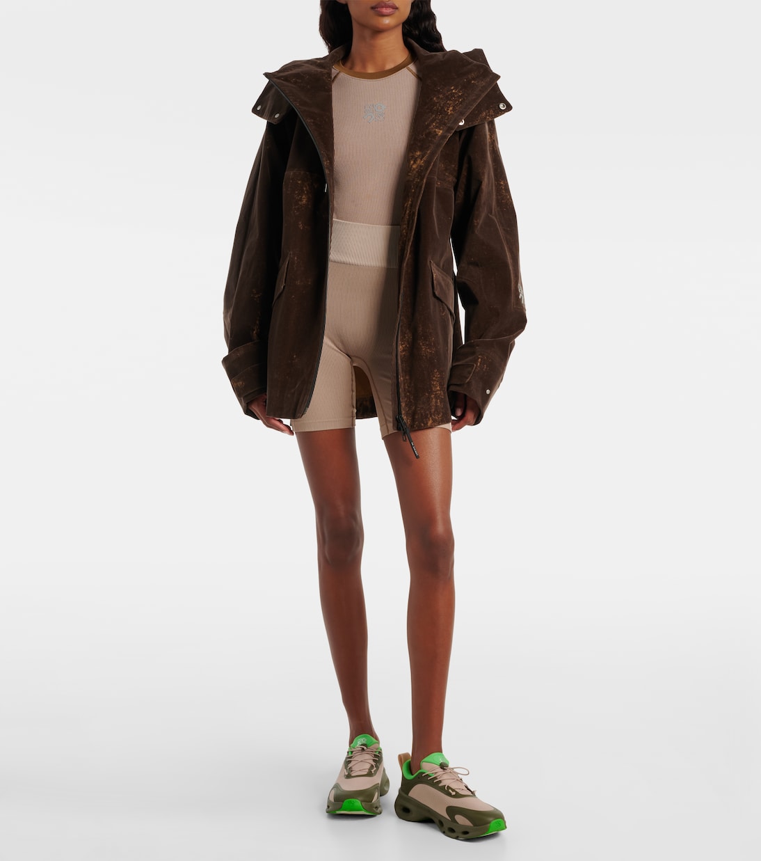 x On chaqueta con capucha oversized | Loewe