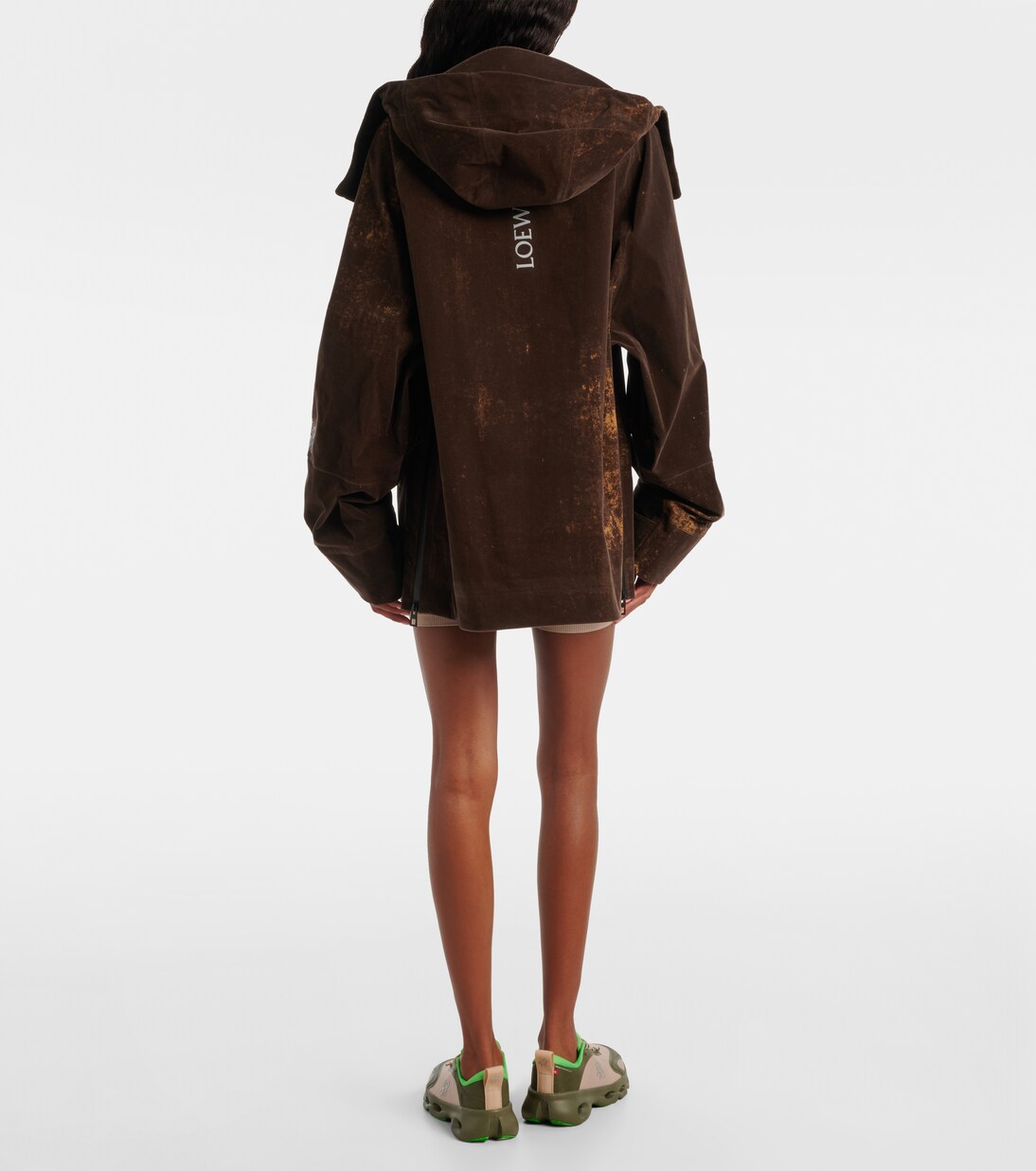 x On chaqueta con capucha oversized | Loewe