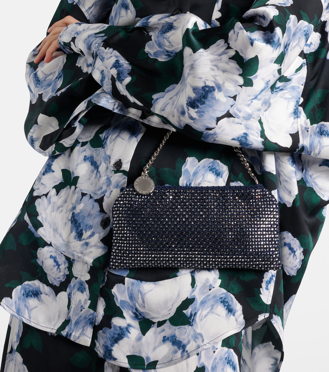 Crossbody Bag Falabella Small mit Kristallen | Stella McCartney