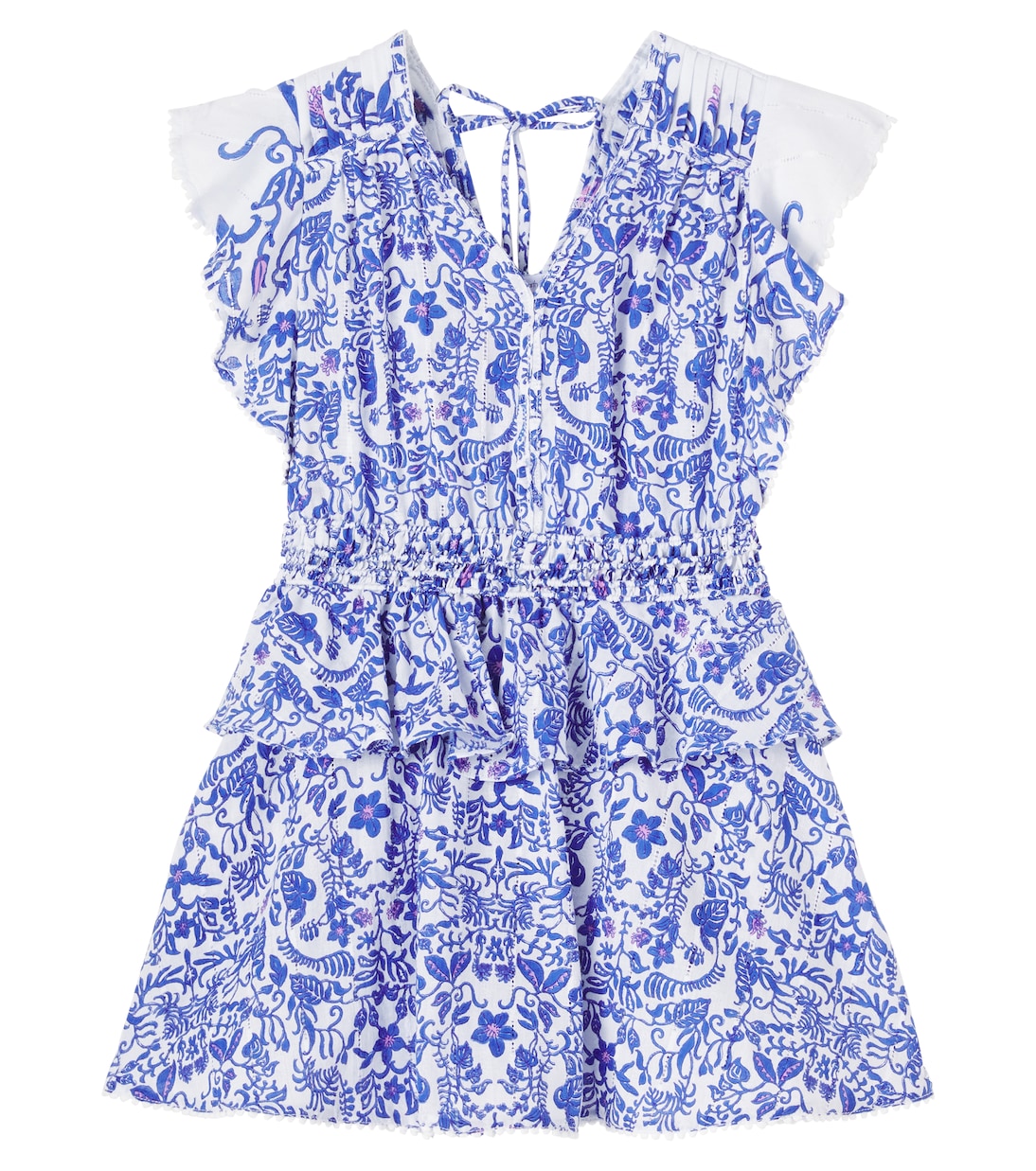 Noemi floral cotton dress | Poupette St Barth Kids