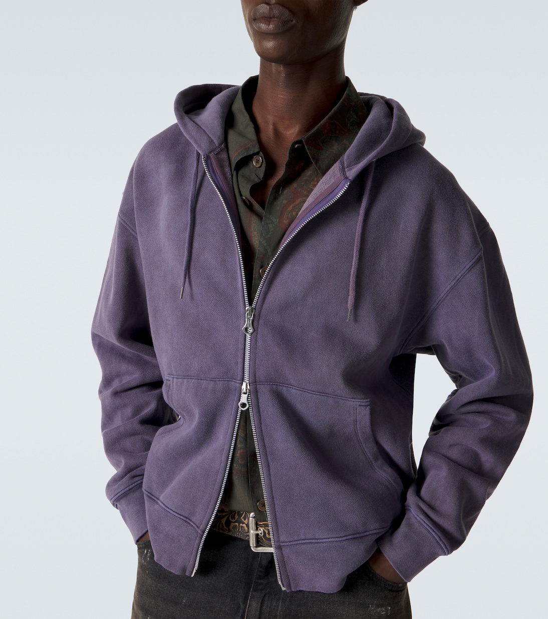 Rascal cotton fleece zip-up hoodie | Our Legacy