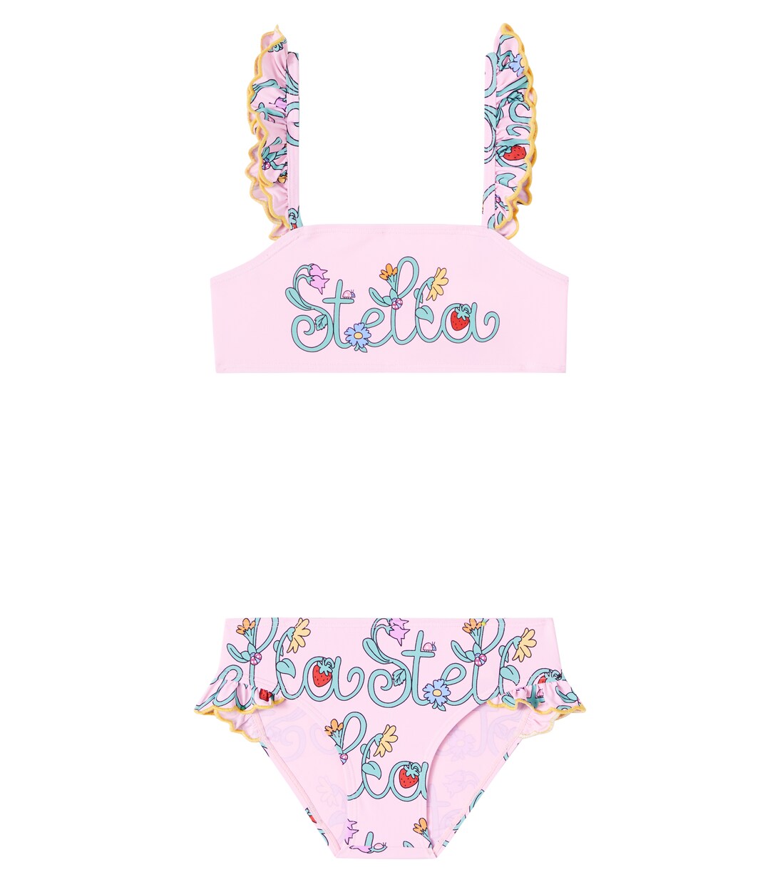 Logo ruffled bikini | Stella McCartney Kids