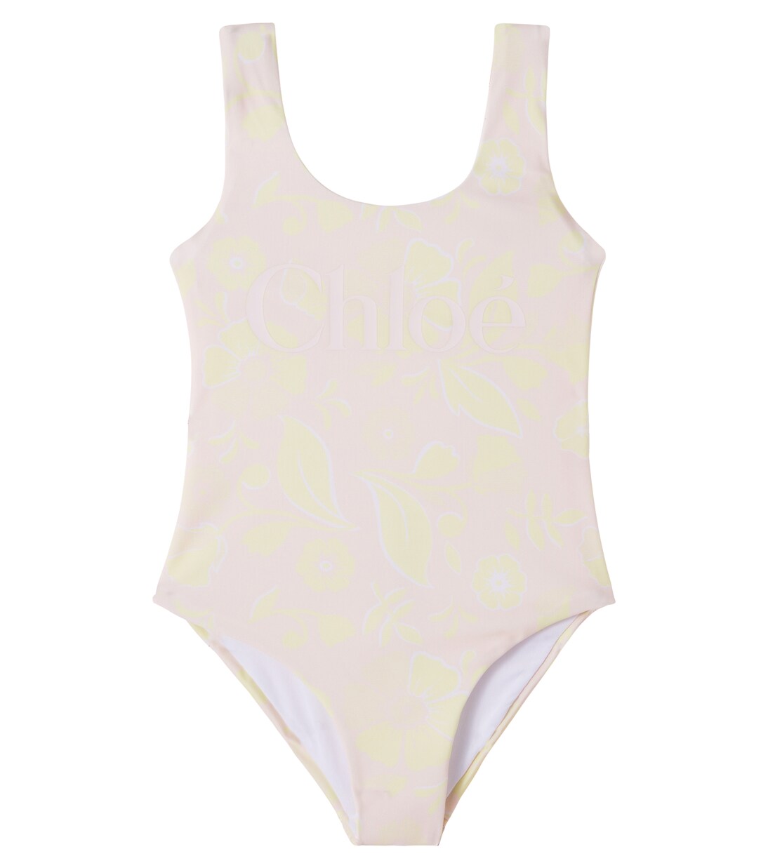 Logo floral swimsuit | Chloé Kids