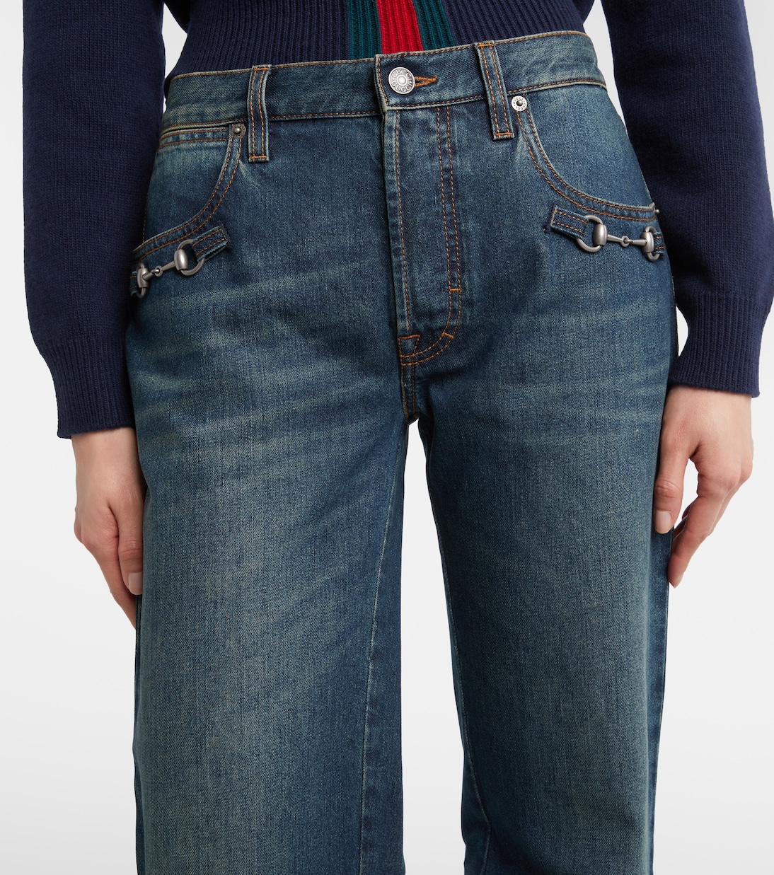 Straight Jeans Horsebit | Gucci
