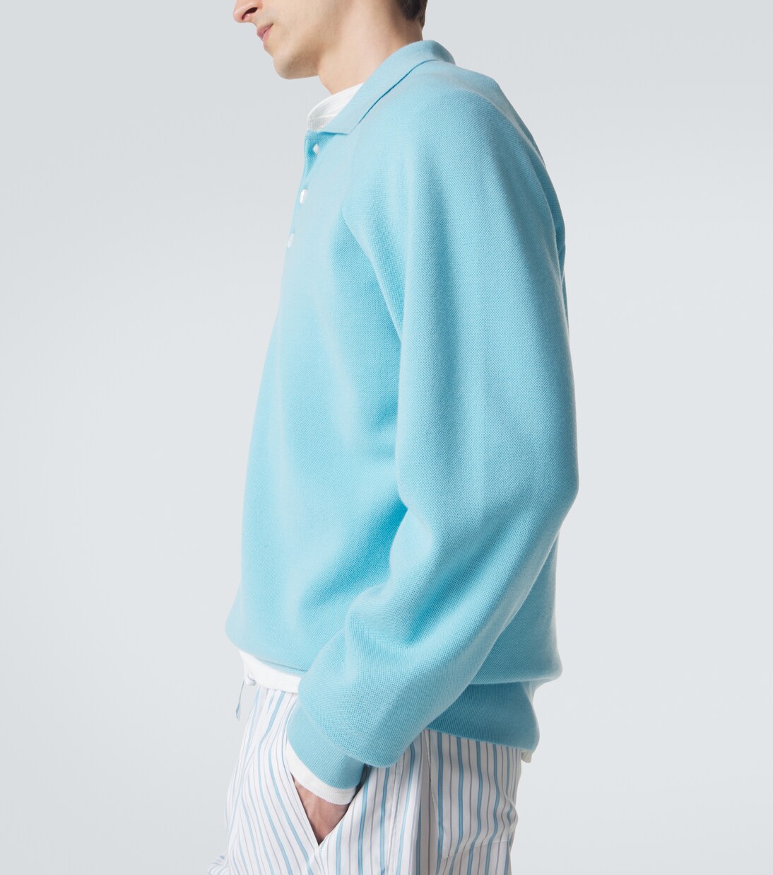 Cotton polo sweater | Umit Benan