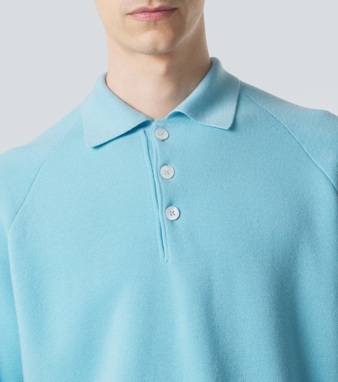 Cotton polo sweater | Umit Benan