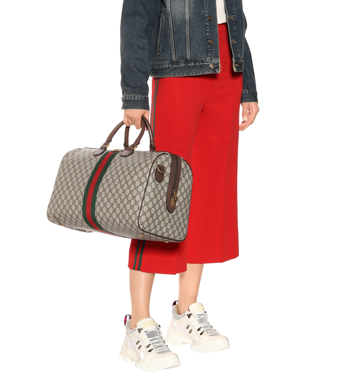 Gucci Savoy Medium canvas duffel bag | Gucci
