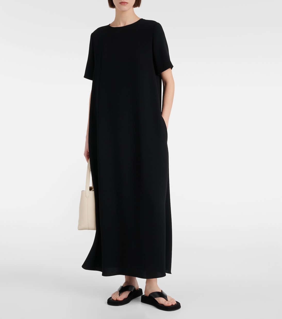 Tongs en cuir et daim | The Row