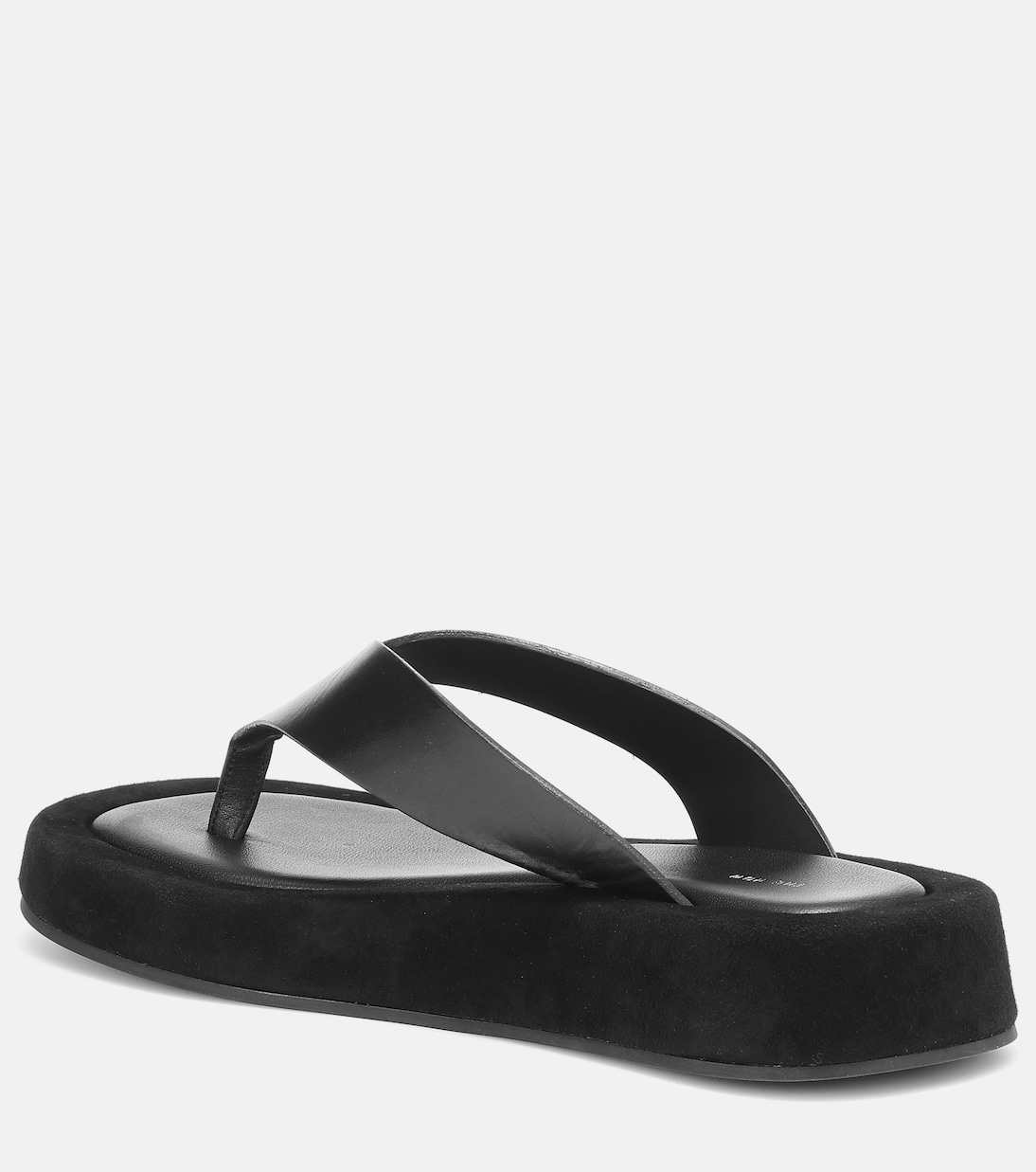 Tongs en cuir et daim | The Row