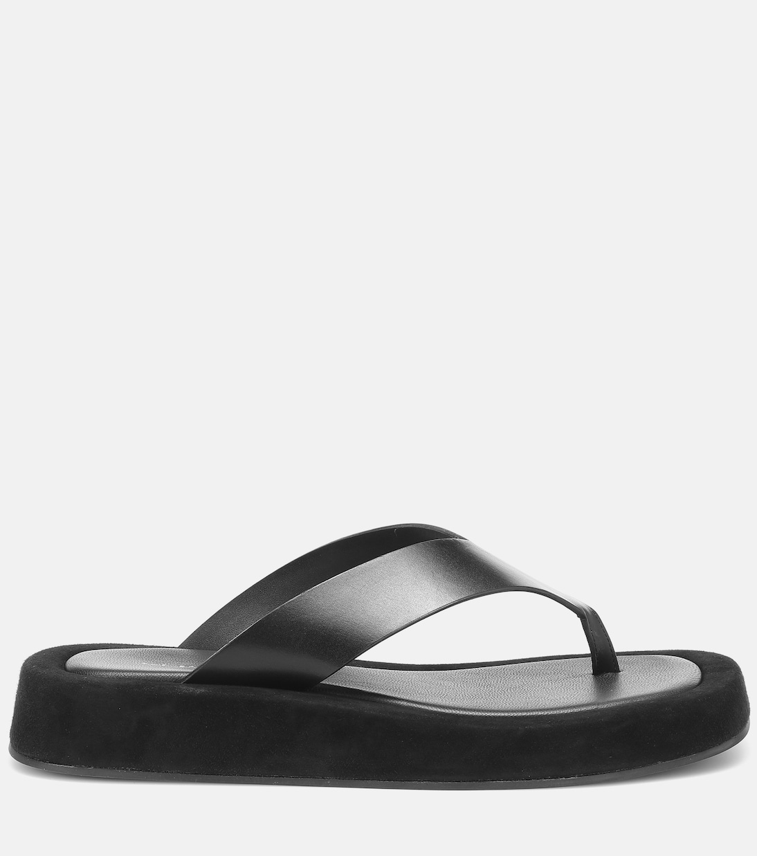Tongs en cuir et daim | The Row