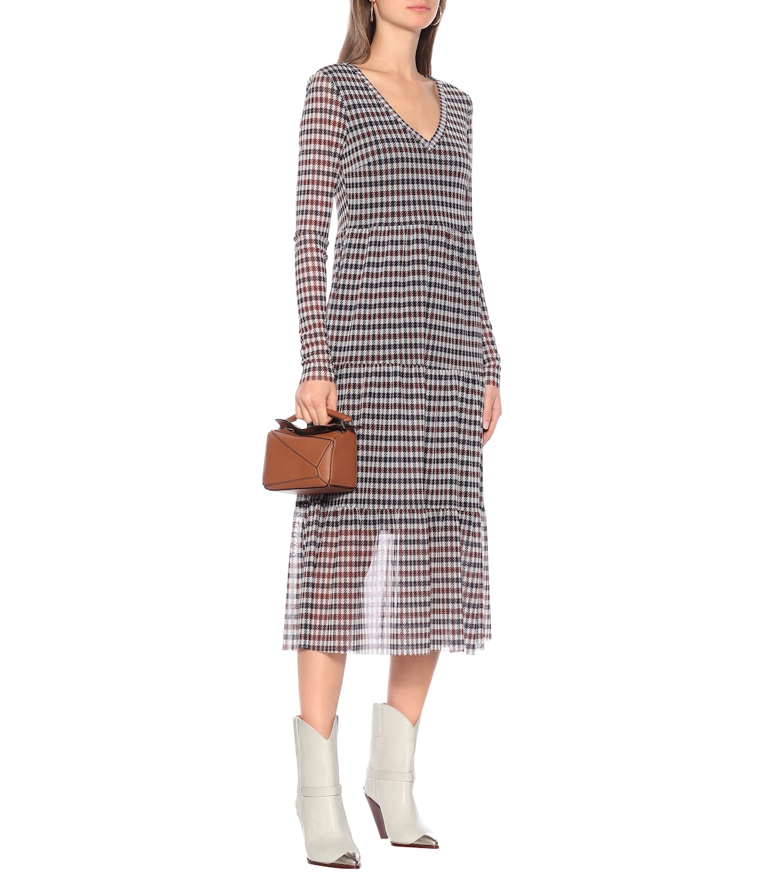 Julianne checked midi dress | Baum und Pferdgarten