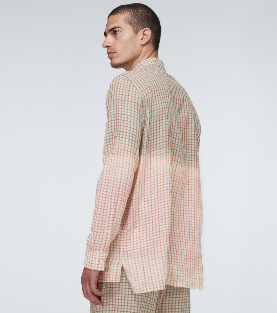 Paula's Ibiza tie-dye checked shirt | Loewe