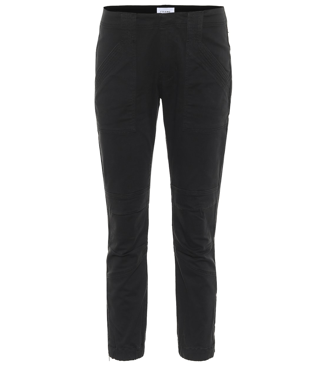 Moto mid-rise slim jeans | Frame