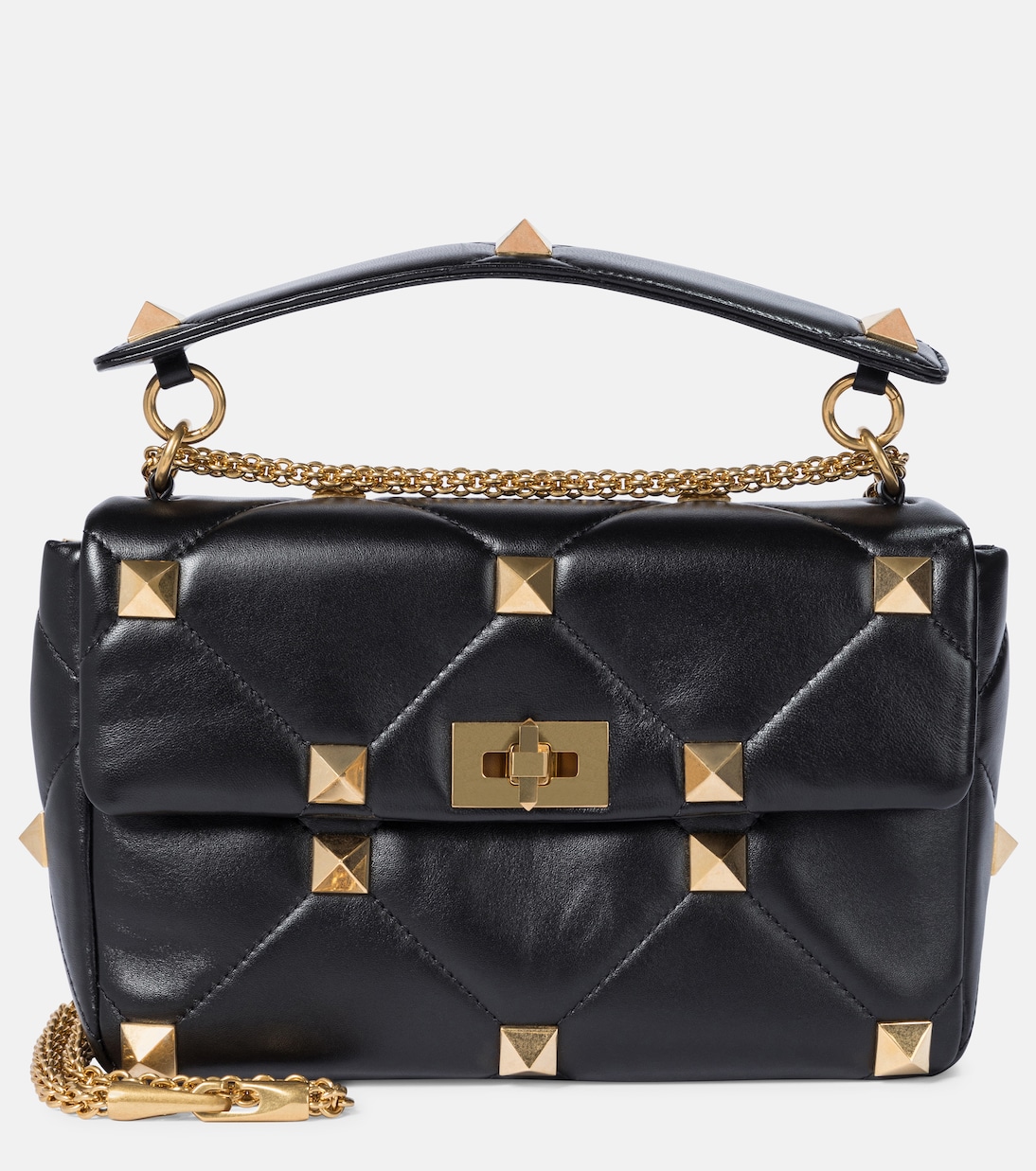 Sac Roman Stud Large en cuir | Valentino Garavani